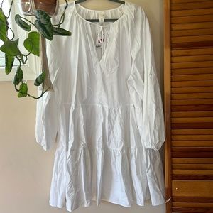 White swing dress size XL